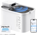 PETKIT Dishwasher Safe Cat Water Fountain, Cordless Automatic Cats Drinking Fountain with Motion Sensor, 101 oz/3L Pet Fountain for Cats Dogs Inside, Smart App Control & Stainless Steel Tray