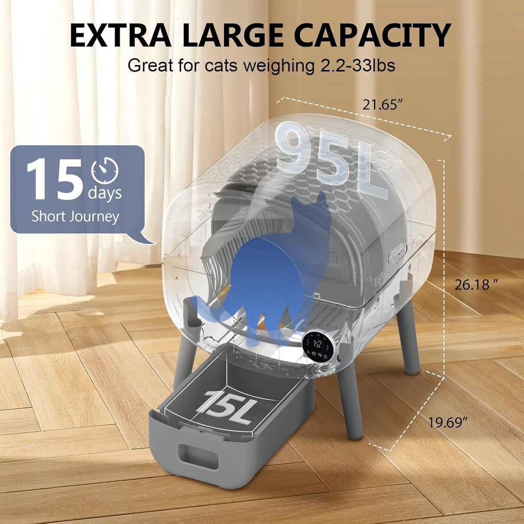 Cumrige Self Cleaning Litter Box,