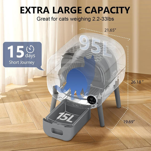 Cumrige Self Cleaning Litter Box,
