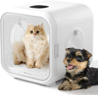 HomeRunPet Cat Dryer, Ultra Quiet, Patented Fresh Air Ventilation, Smart Temperature Control, Safe 360° Even Drying Pet Dryer Box for Cats & Small Dogs (Drybo Plus)