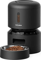 PETLIBRO Automatic Cat Feeder – 3L Programmable Pet Food Dispenser with Freshness Preservation, Timed Portion Control, Voice Meal Call & Dual Power Supply, Healthy Feeding for Cats & Small Dogs White