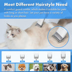 Neakasa P2 Pro Dog Grooming Kit, Dog Clippers Vacuum Suction 99% Hair, Pet Grooming with 5 Proven Tools, 2L Large-Capacity Easy Empty Dustbin for Dogs Cats Animals