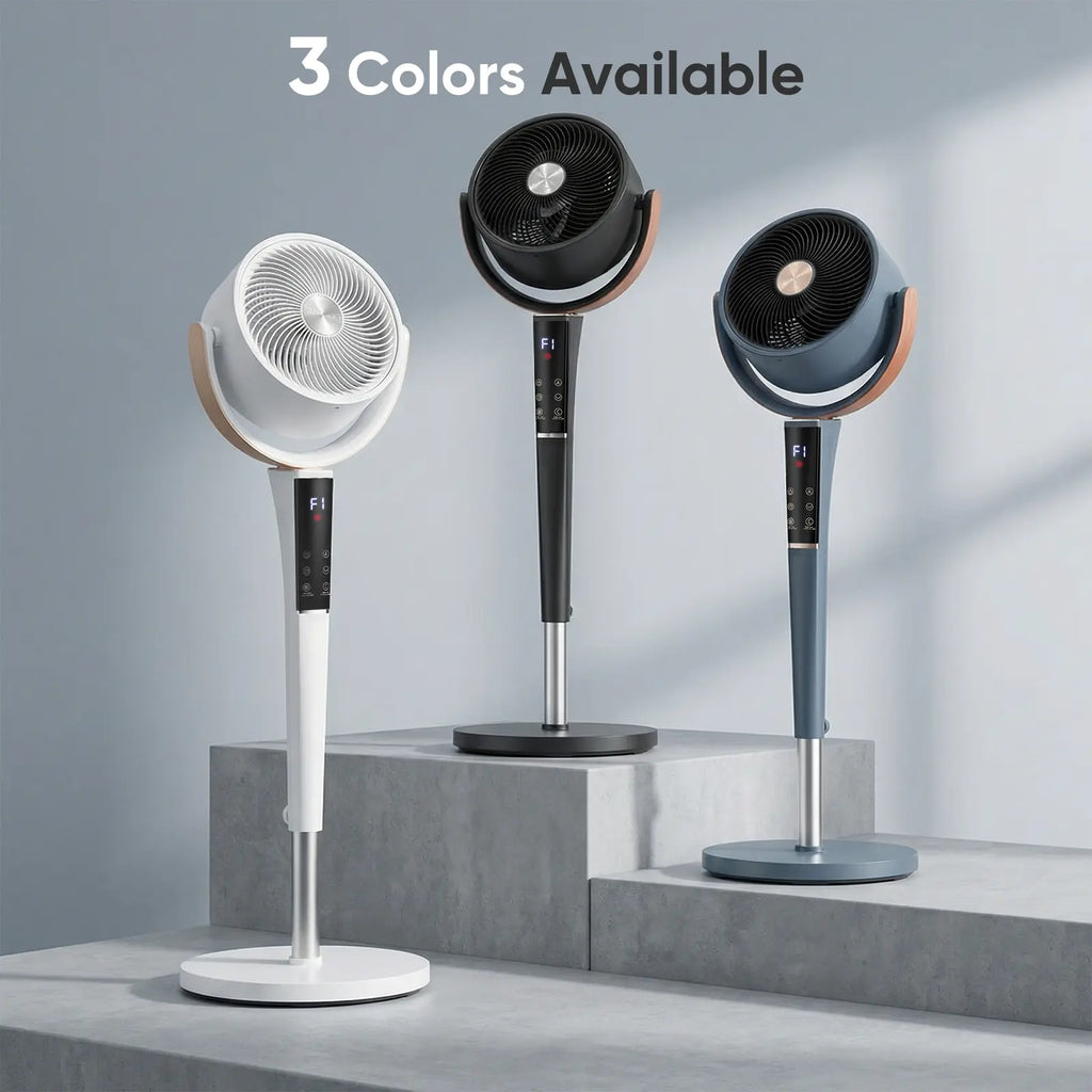 WhisperCool Smart Oscillating Pedestal Fan