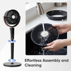 WhisperCool Smart Oscillating Pedestal Fan